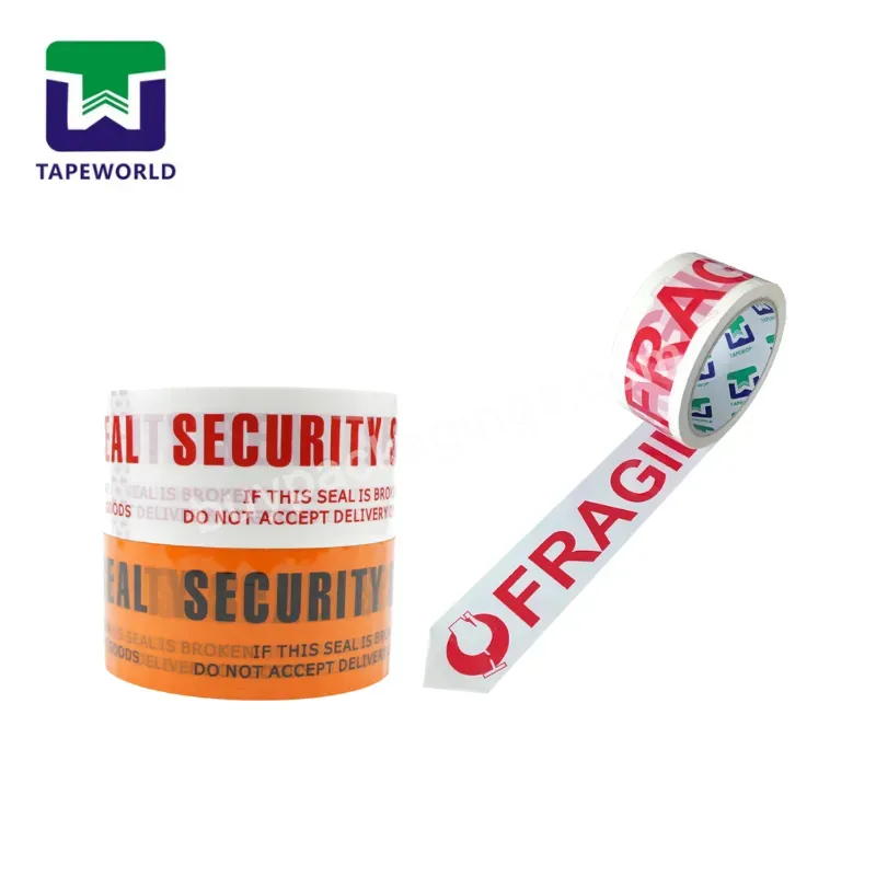 Customized With Logo Adhesive Jumbo Roll Company Custom Logo Printed Bopp Packing Tape Ruban Adhesif Fita Adesiva