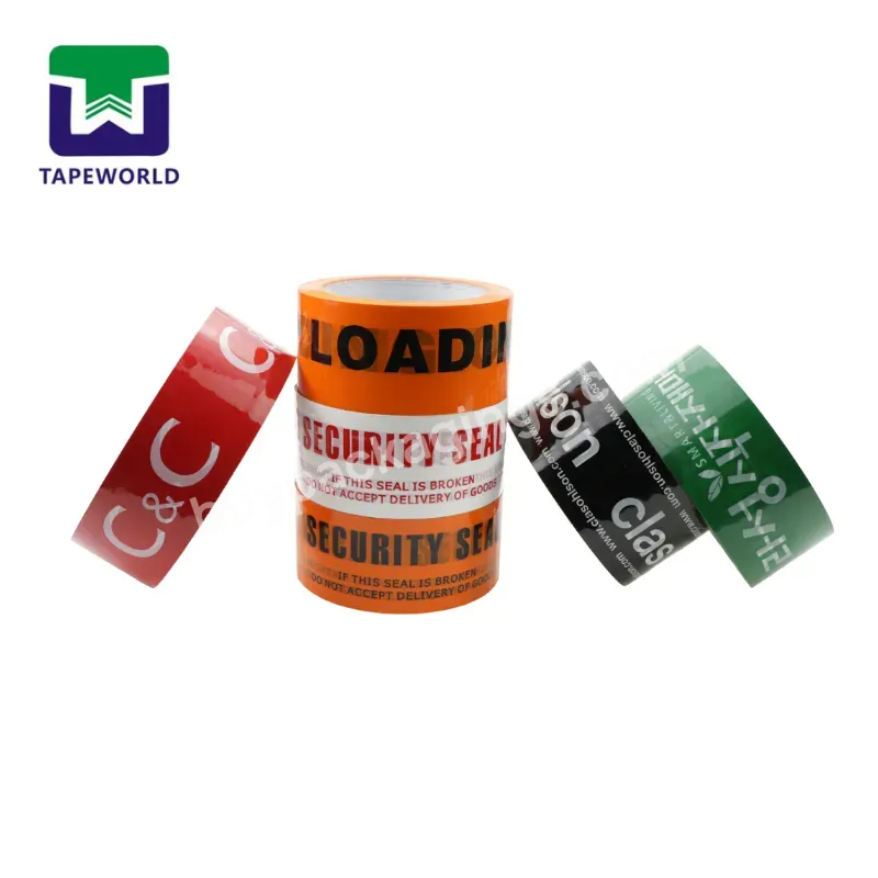 Customized With Logo Adhesive Jumbo Roll Company Custom Logo Printed Bopp Packing Tape Ruban Adhesif Fita Adesiva