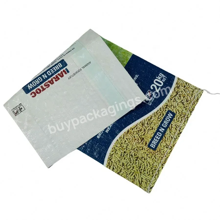 Customized Woven Bag Hdpe Woven Sacks Bags Food Bopp Laminated Raw