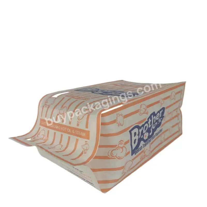 Customted Print Microwave Popcorn Paper Bag