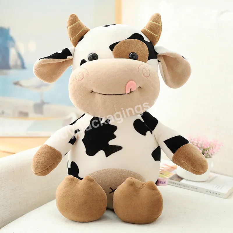 Cute Cow Doll New Plush Toy Hobbit Spotted Cow Gift Doll Animal Doll Flower Decoration - Buy Cow Dolls,Plush Toy,Animal Plush Toys.