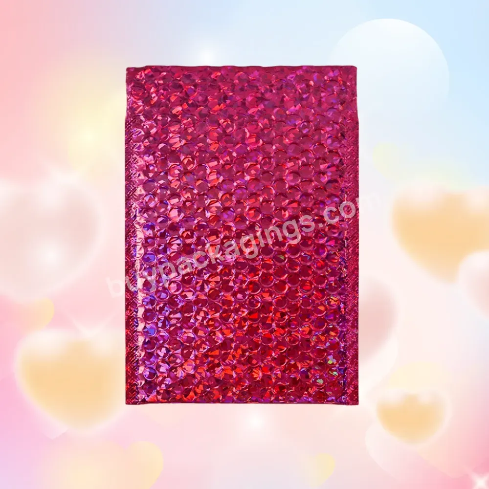 Cute Custom Polyethylene Bubble Mail Self Sealing Pad Envelope Jewelry And Cosmetics Shipping Bag