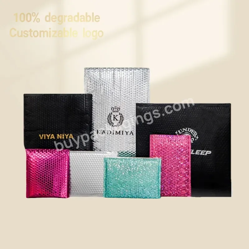 Cute Custom Polyethylene Bubble Mail Self Sealing Pad Envelope Jewelry And Cosmetics Shipping Bag