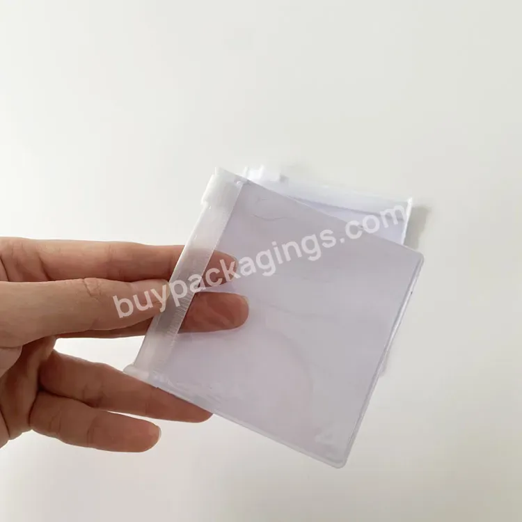 Cute Packaging For Jewelry Plastic Zipper Bag With Logo Custom Clear Necklace Packaging Zip Pouches