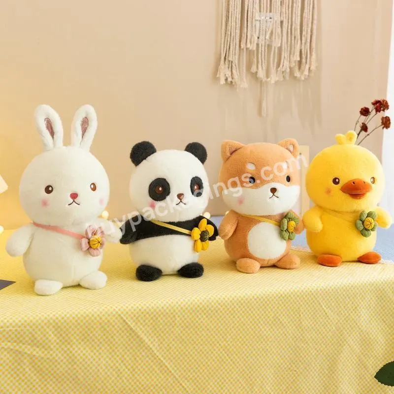 Cute Panda Soft Stuffed Animal Plush Toys Yellow Duckling Puppy Bunny Small Gifts Wholesale Kids Birthday Gifts - Buy Animal Toys Gifts,Soft Stuffed Animal Toys,Cute Panda Soft Stuffed Animal Plush Toys Yellow Duckling Puppy Bunny Small Gifts Wholesa