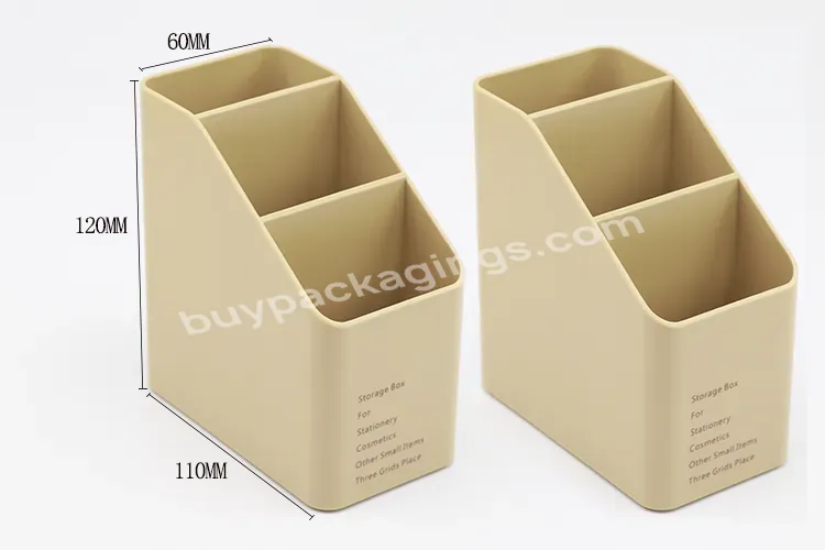 Cute Recycle Pencil Holder Pen Holder Organizer Display Stand Stationary Cute 3 Grid Plastic Pen Container Holder For Desk - Buy Pen Holder Organizer,Plastic Pen Container Holder For Desk,Recycle Pencil Holder.