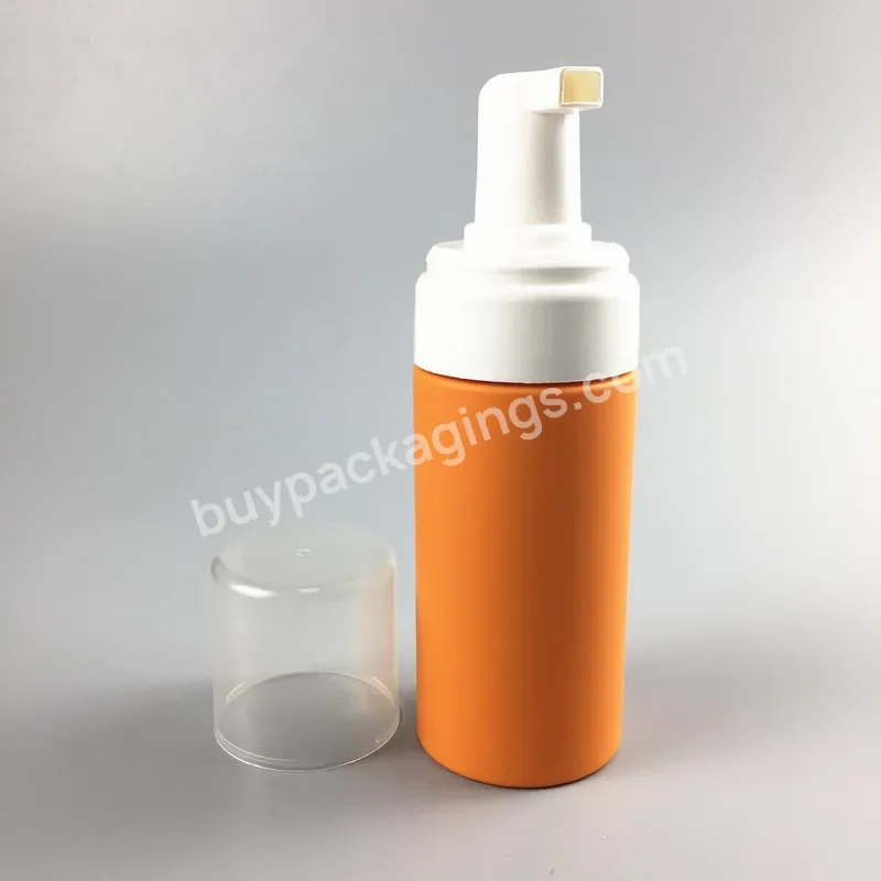 Cylinder Shape Rubber Finish 100ml,150ml,200ml 43mm Neck Size 100ml,150ml Face Cleanser Foam Bottle