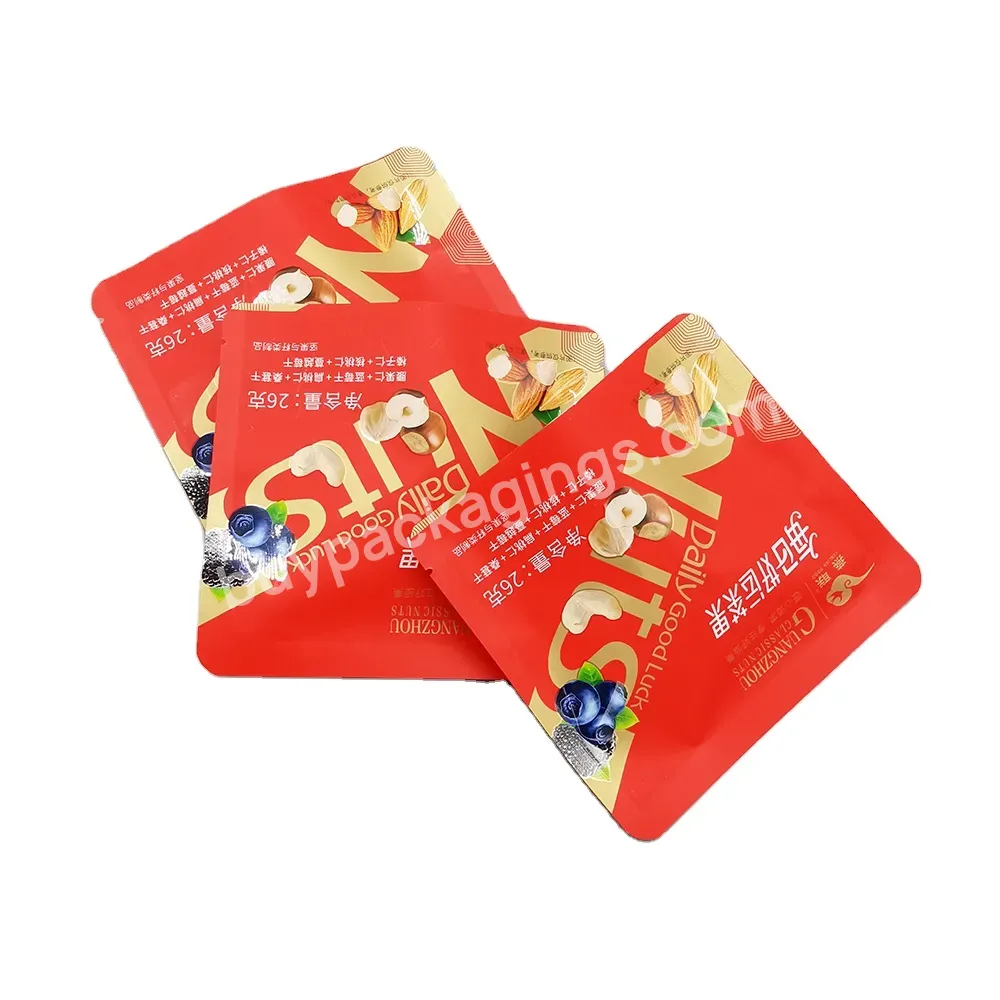Daily Food Packaging Bags Aluminum Packaging Three Side Heat Seal Film 5 Gallon Mylar Bag Safety No Toxic Composite Nuts Bags