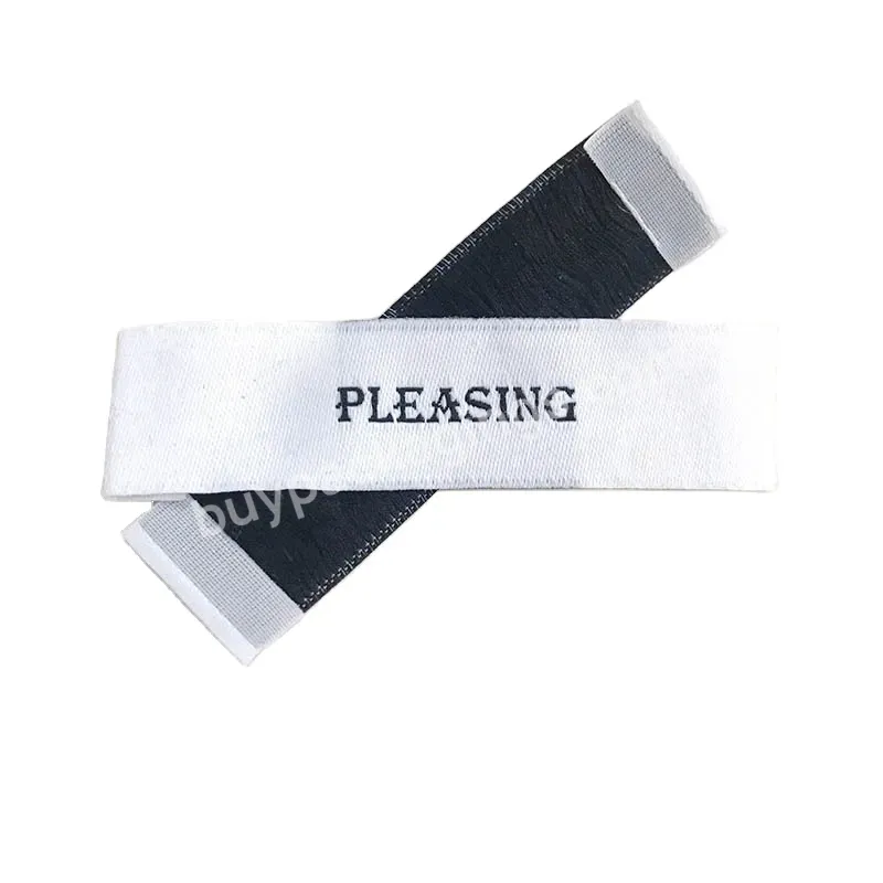 Damask Woven Label Clothing Labels Quality Recycled Neck Label