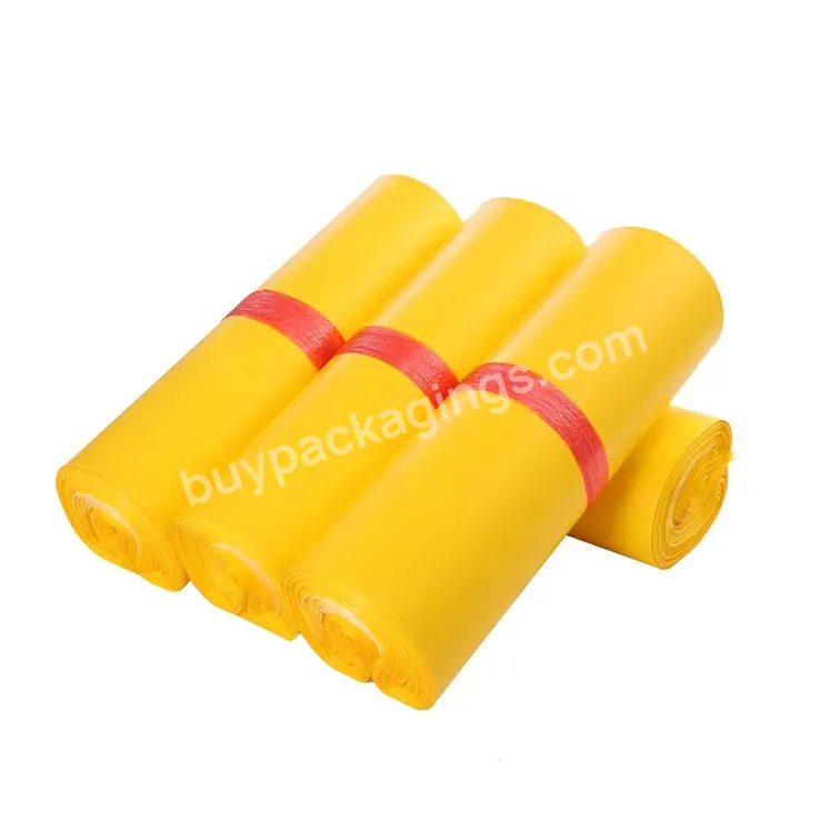 Dark Yellow Thick Waterproof New Material Clothing Packing Express Packaging Poly Mailer Bag