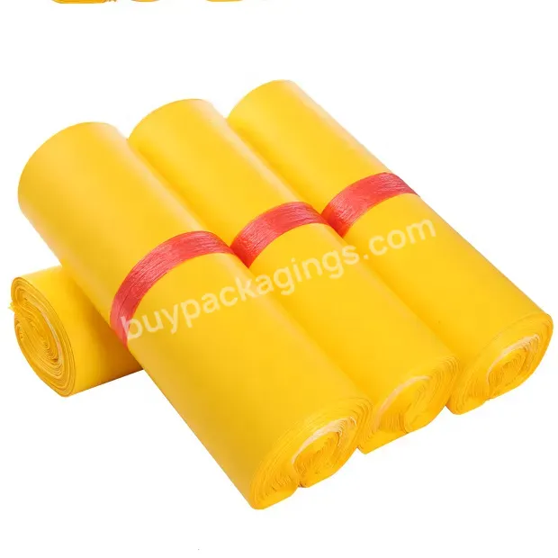 Dark Yellow Thick Waterproof New Material Clothing Packing Express Packaging Poly Mailer Bag