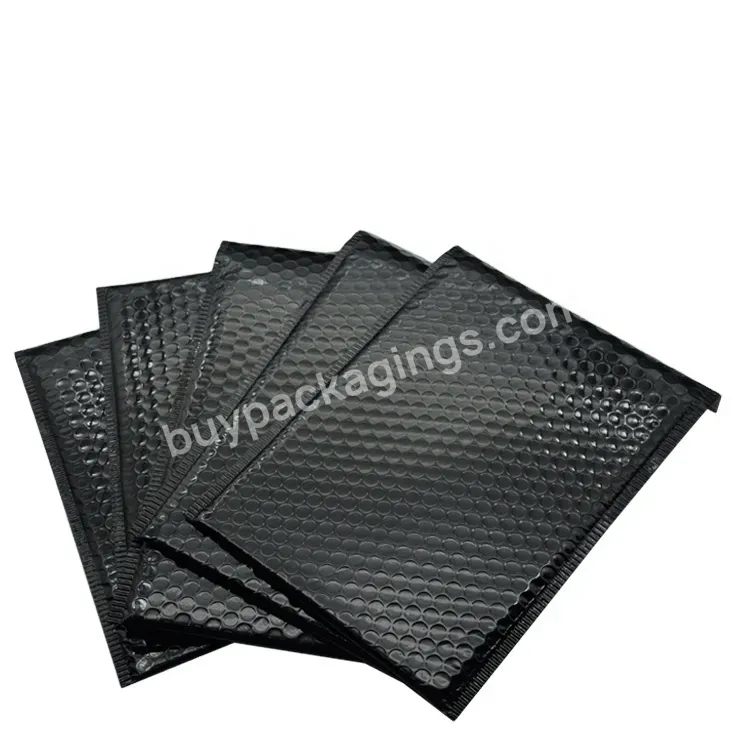 Decorative Black Matt Metallic Bubble Mailers Insulated Shipping Envelope - Buy Black Matt Metallic Padded Envelopes,Decorative Black Matt Metallic Bubble Mailers,Bubble Mailer Envelopes.