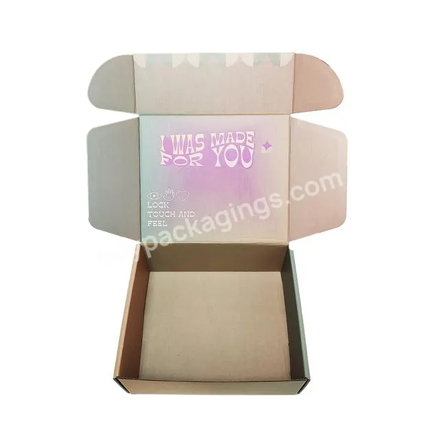 decorative envelope underwear foldable box mailer eco friendly 4x4x10 shipping boxes