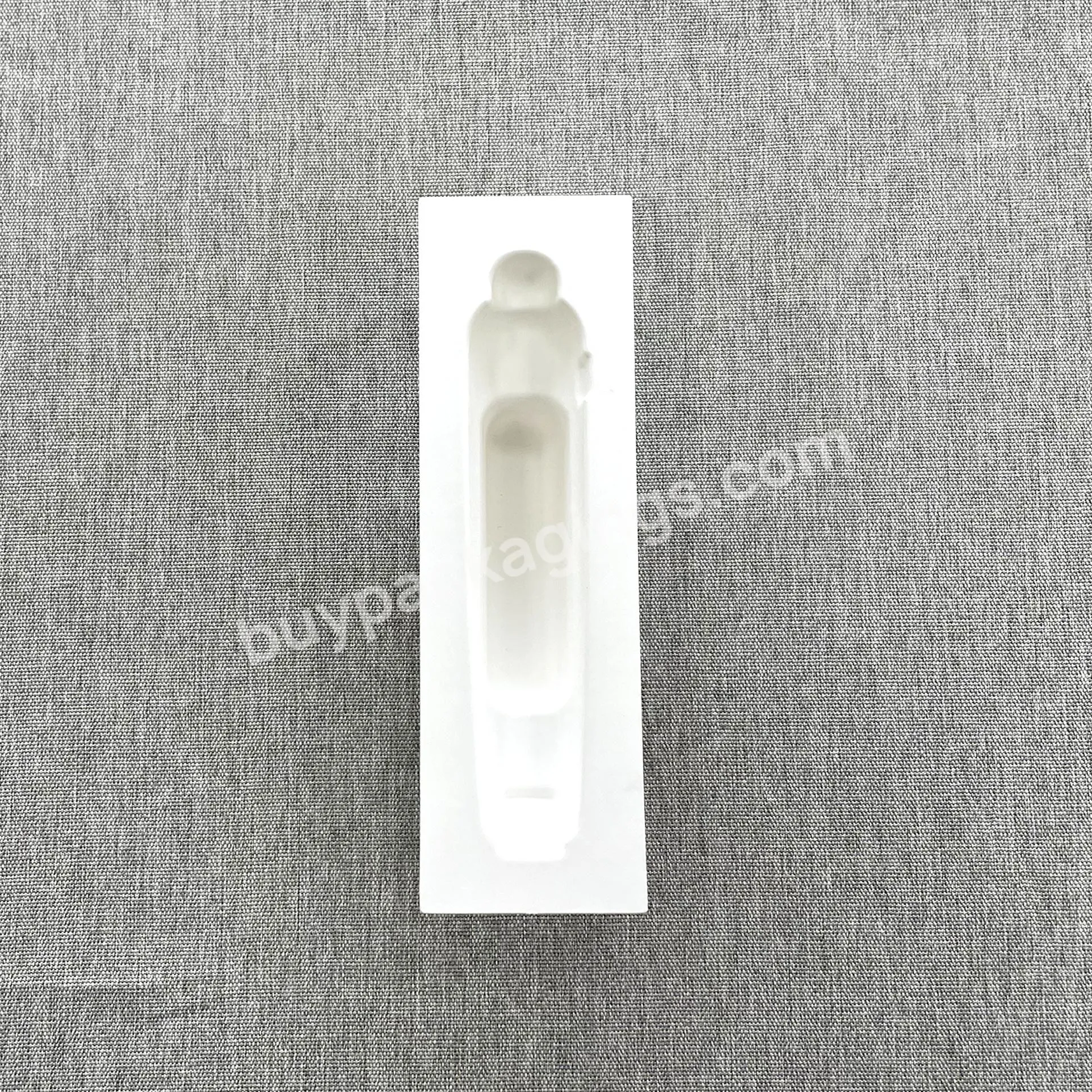 Degradable Custom Logo Wet Pressing Sugar Cane Molded Pulp Electronic Equipment Paper Packaging Tray