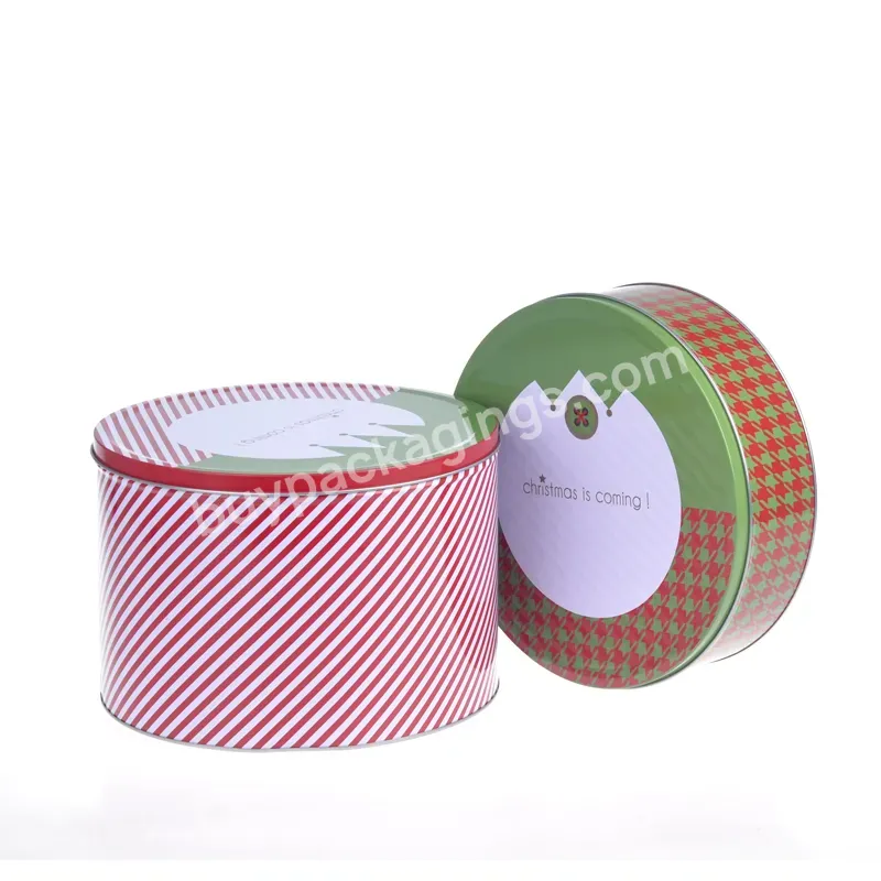 Delicate Promotional Popcorn Packaging Tin