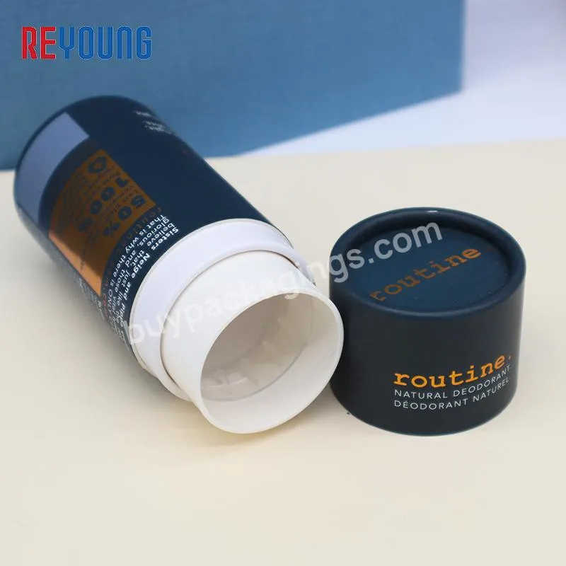 Deodorant Packaging Containers Natural Eco Friendly Biodegradable Cardboard Deodorant Packaging Paper Tube