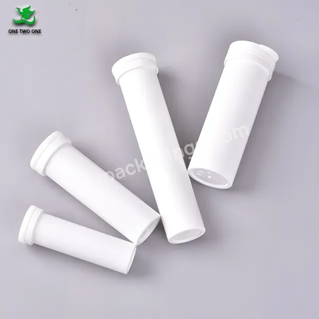 Desiccant Stopper 40g 40ml Effervescent Tablet Pill Tube Phamarceutical Plastic Pill Bottle For Vitamin C