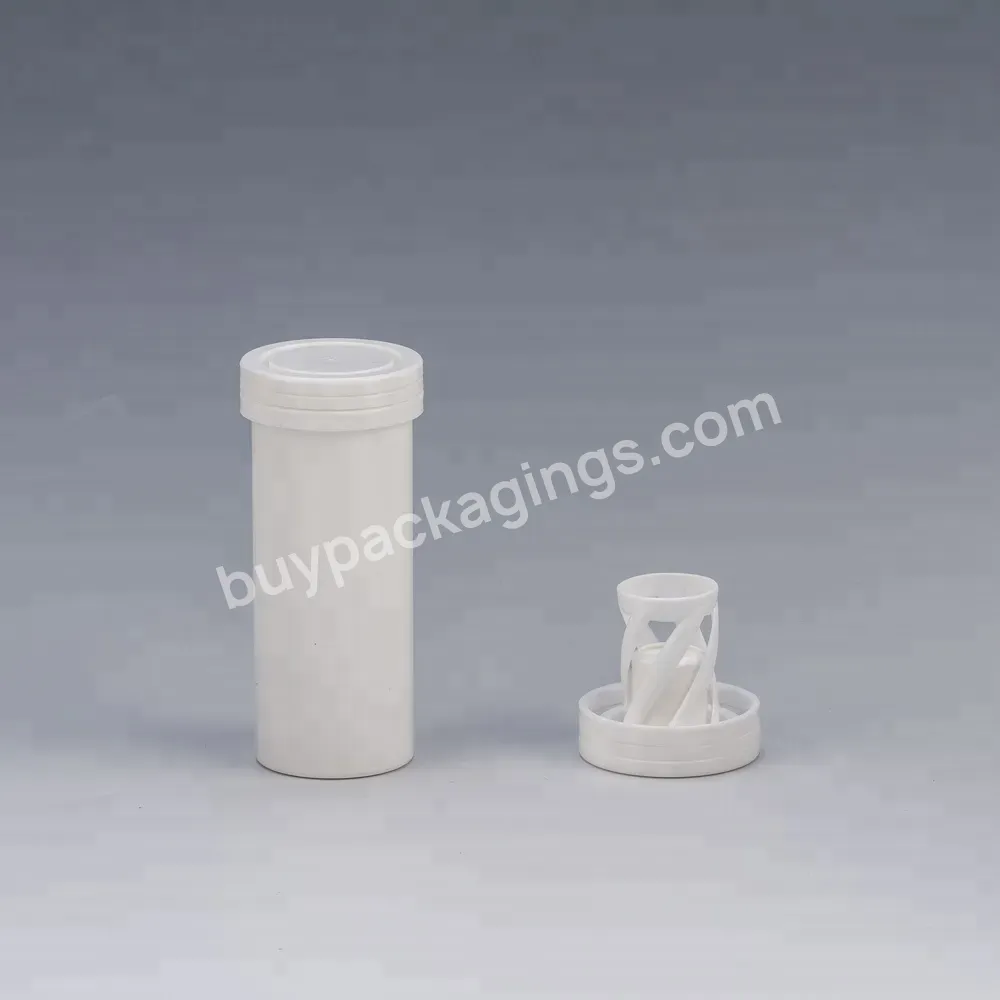 Desiccant Stopper Supplement Jar 40g 40ml Effervescent Tablet Pill Tube Phamarceutical Plastic Pill Bottle For Vitamin C