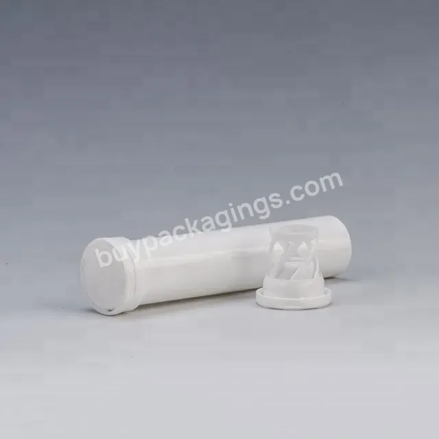 Desiccant Stopper Supplement Jar 40g 40ml Effervescent Tablet Pill Tube Phamarceutical Plastic Pill Bottle For Vitamin C