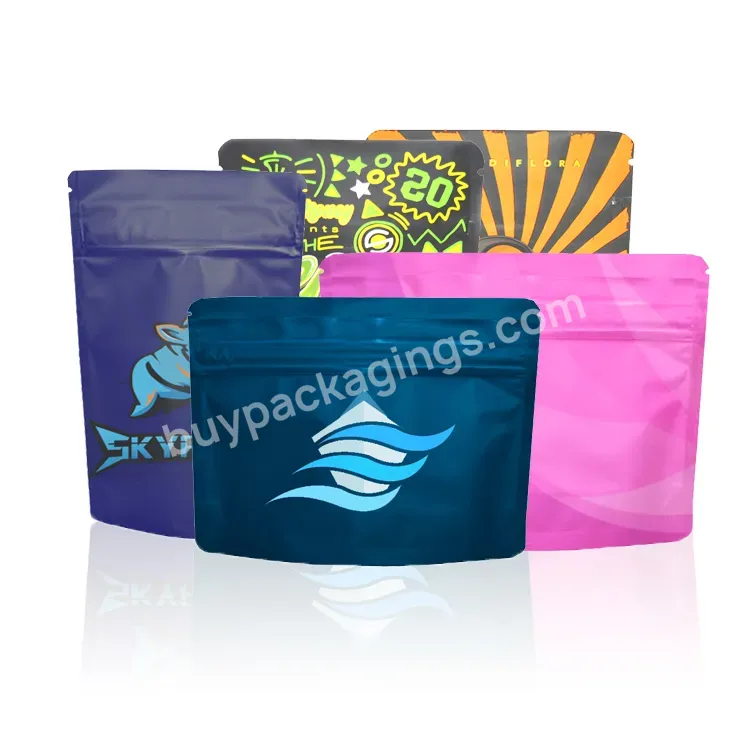 Design Logo Resealable Seal Foil Plastic Smell Proof 3.5 Custom Packaging Pouch Zipper Mylar Bags - Buy Mylar Bags,Packaging Bags,Custom Bag.