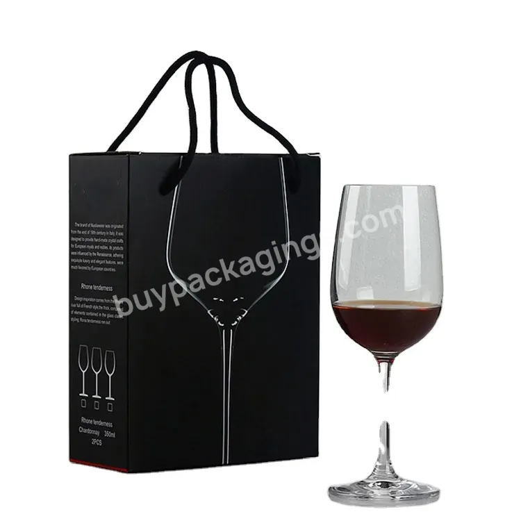 Design Personalized Paper Bags With Loaded Red Wine Goblet Paper Bags