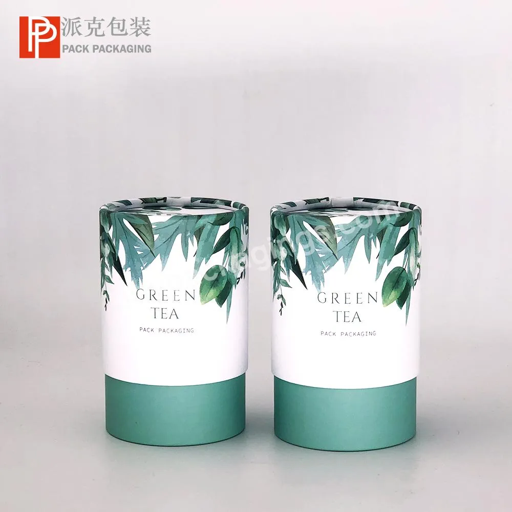 Design your own cardboard cylinder packaging box  luxury packaging paper tea box