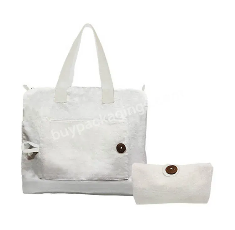 Designed Brand Bulk Huge Recyclable Reusable Fancy Multipurpose Folding Foldable Cloth Canvas Home Shopping Tote Bag