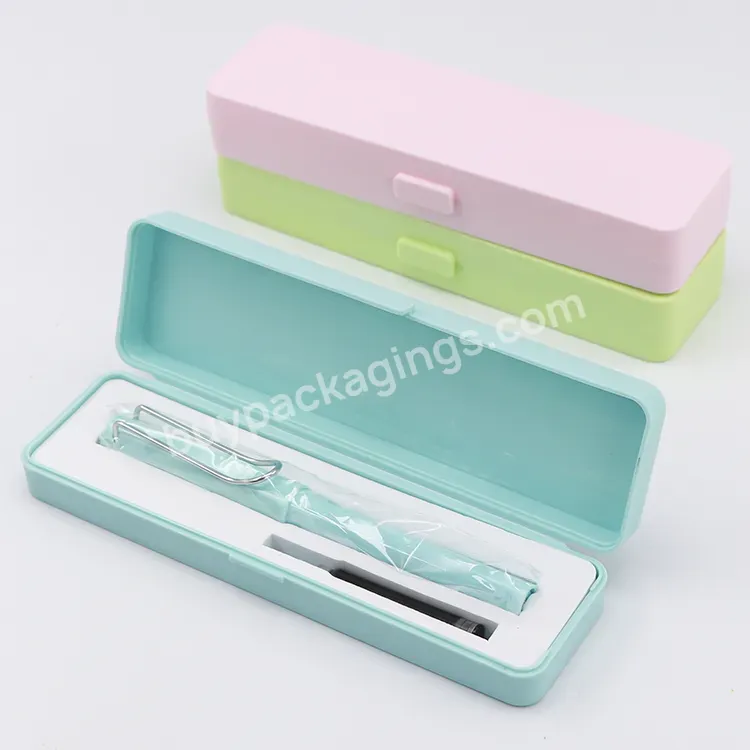 Desk Organizer Color School Supplies Clear Pp Plastic Pencils Holder Crayons Stationery Pen Case Box Container A Pencil Case