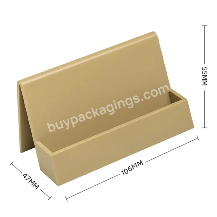 Desktop Storage Name Card Stand Business Card Display Box Pp Plastic Business Card Holder Case - Buy Business Card Holder Case,Card Stand,Business Card Display Box.