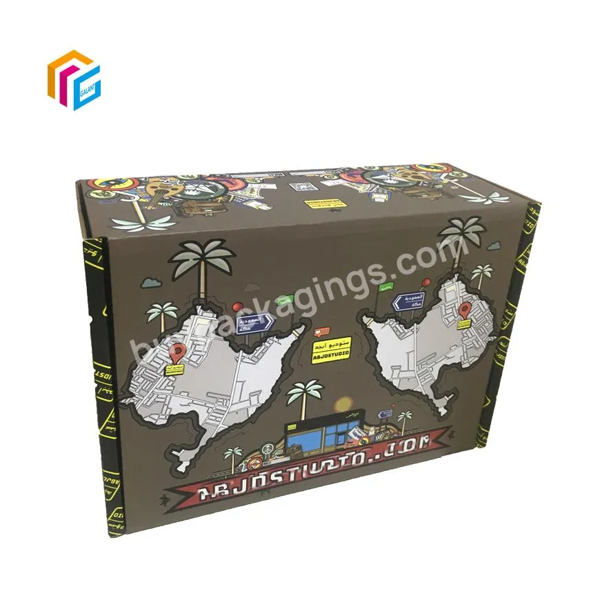 die cut corrugated paper shipping mailer box corrugated custom logo shipping box for art piece