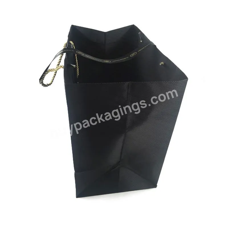 die cut paper bag handle reusable shopping bag large custom quality shopping bag