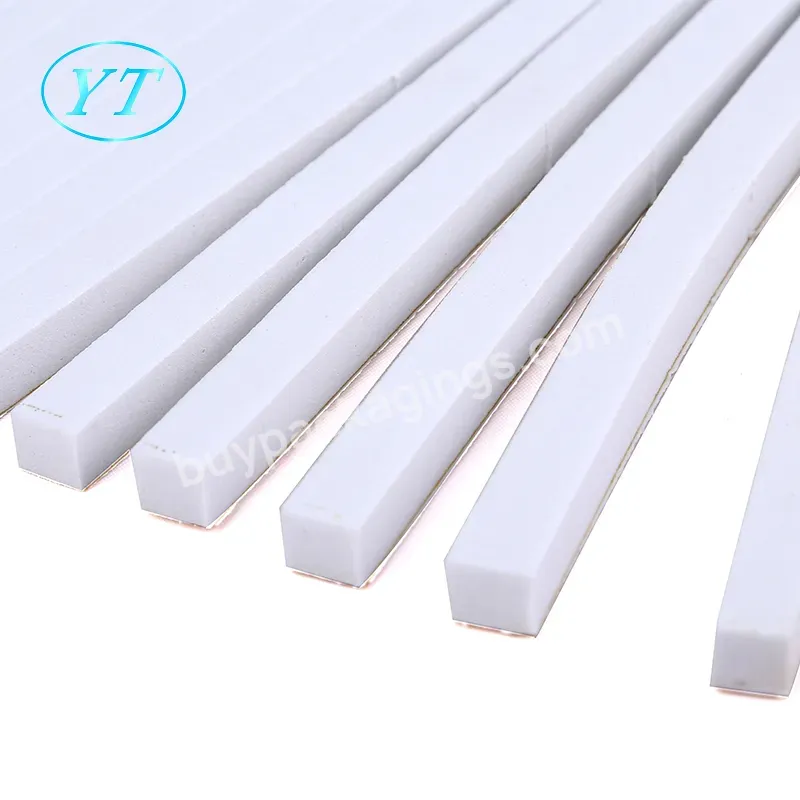 Die Making Materials White Band Shape Stick Ejection Sponge Rubber Foam