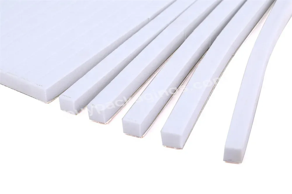 Die Making Materials White Band Shape Stick Ejection Sponge Rubber Foam