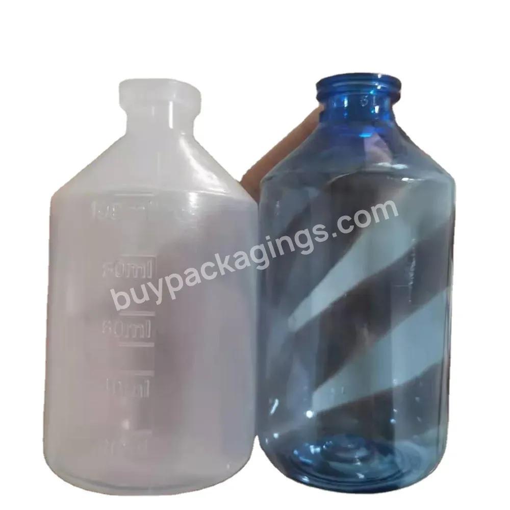 Different Capacity Pharmaceutical Plastic Sterile Vaccine Bottle For Veterinary Liquid