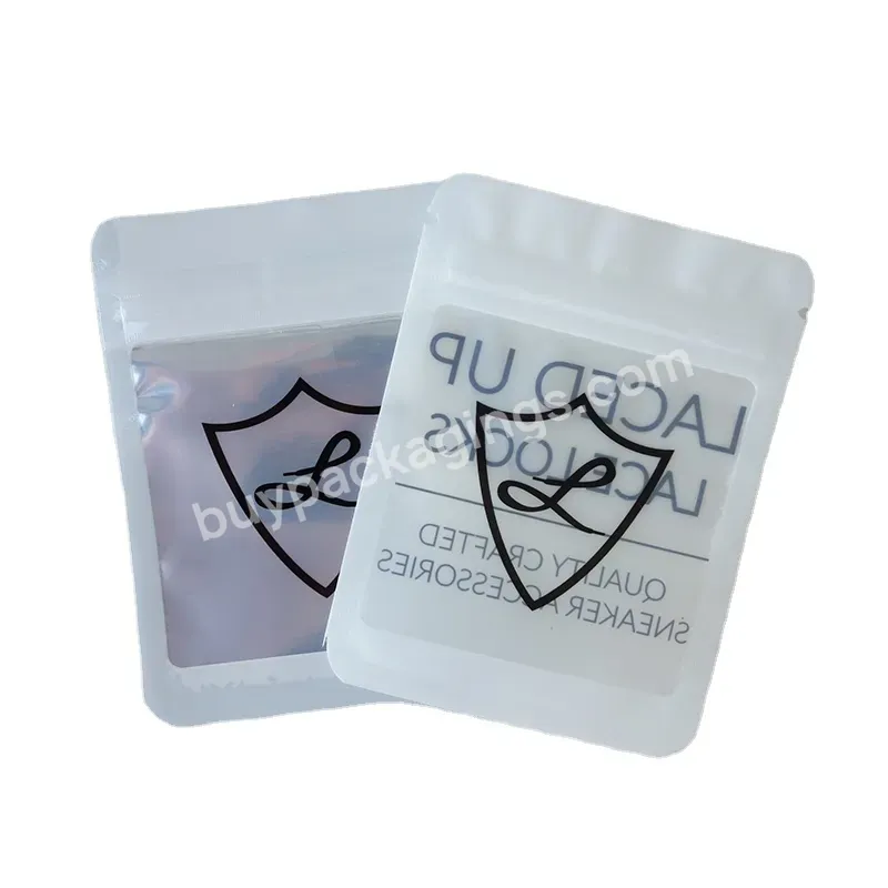 Digital Printing 3 Side Seal Flat Zipper Plastic Laminated Foil Zip Packaging Bags