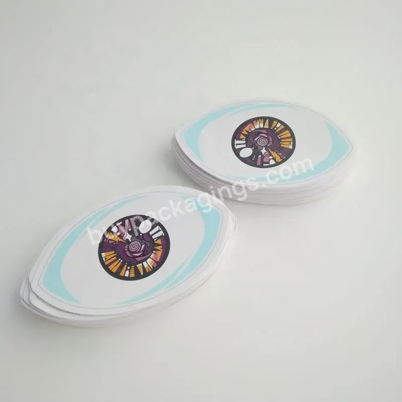 Digital Printing Lovely Die Cut Matte Lamination Sticker Printing With Logo