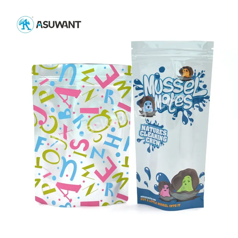 Digital Printing Mylar Printed Heat Sealed Zipper Aluminum Foil Material Laminated Plastic Packaging Bag