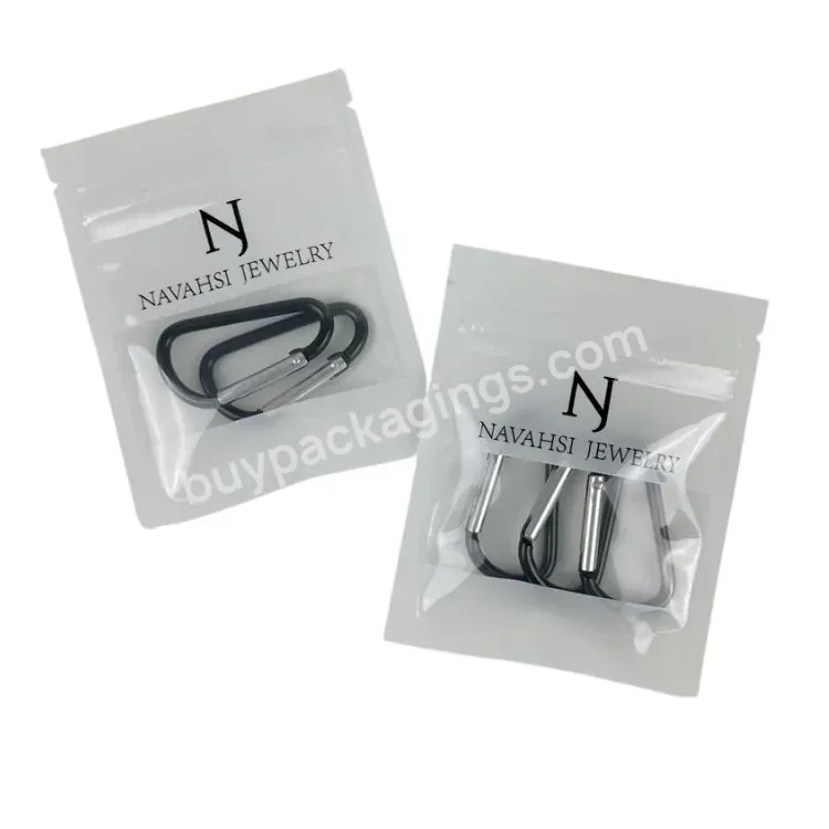 Digital Printing Orthodontics Aligner Accessories Packaging Flat Bag Ziplock Three Side Sealed Bag With Logo