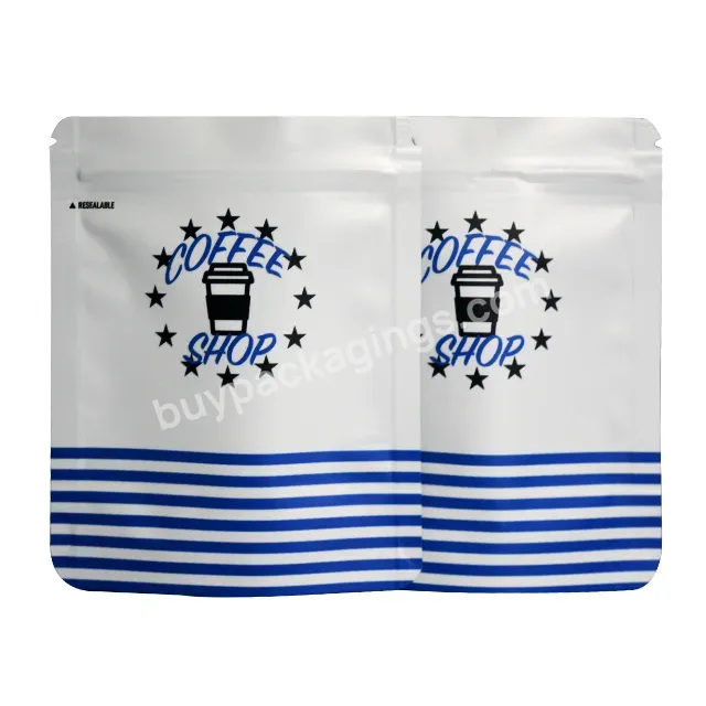 Digital Printing With Logo Hot Stamping Foil Stand Up Pouch Plastic Packaging Matte Finished Stand Up Ziplock Matte Standing Bag