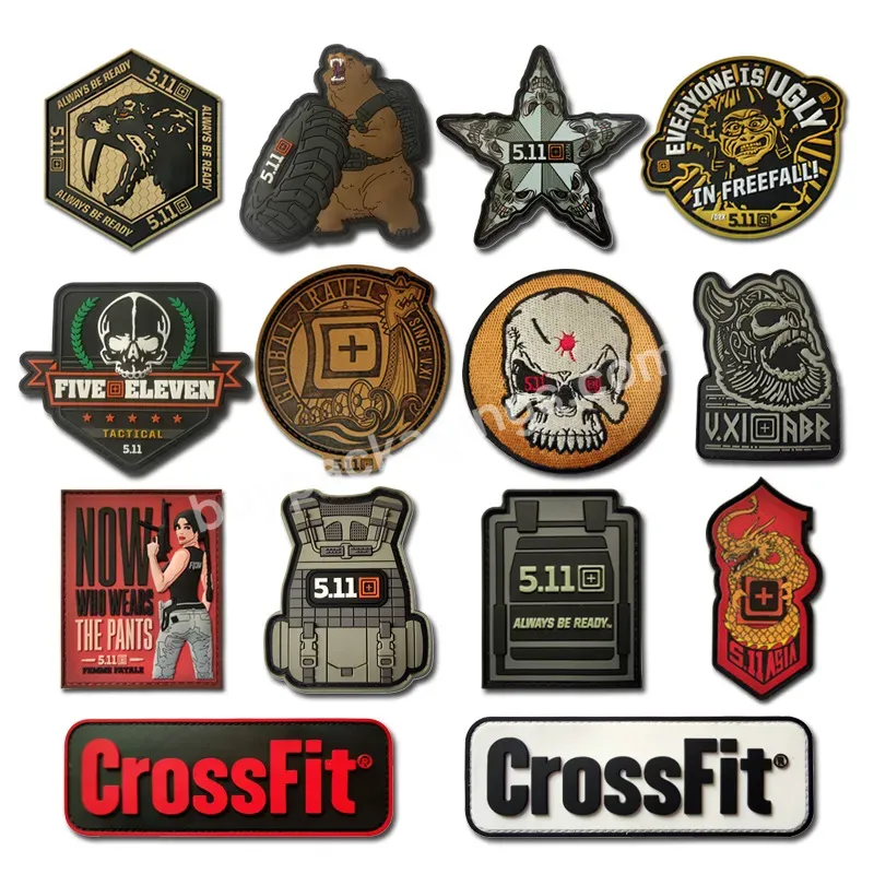 Display Rubber Tactical Patch Pvc 3d