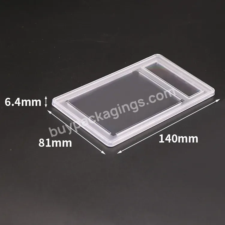 Display Sports Grading Slab Igs Card Holder Plastic Postcard Tray Graded Card Slab Trading Cards Case