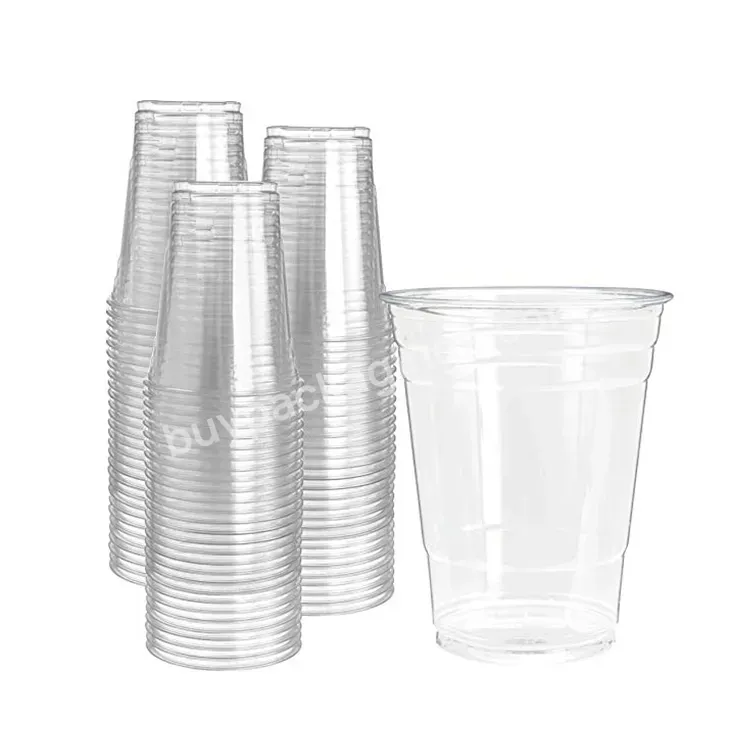 Disposable 100% Pla Clear Cup Biodegradable Printing Customized Logo Plastic Clear Pp Pla Cups With Lid Guangzhou - Buy Clear Pla Cup,Pla Cups Guangzhou,Pla Cups Biodegradable.