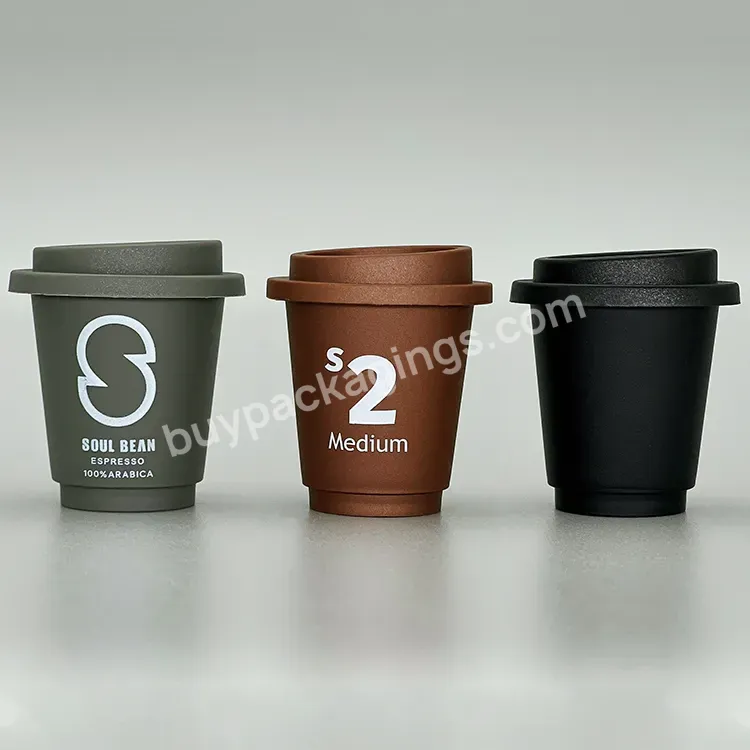 Disposable 5oz Biodegradable Coffee Fiber Cup Disposable For Cosmetic Eggs,Probiotic Powder,Milk Tea Powder - Buy Freeze-dried Espresso Powder Cups,Coffee Powder Capsule Cups,Coloured Espresso Cups.