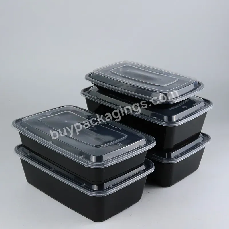 Disposable Bento Lunch Boxes Wholesale Plastic Food Container Pp Lunch Box Plastic Disposable Meal Prep Containers With Lids