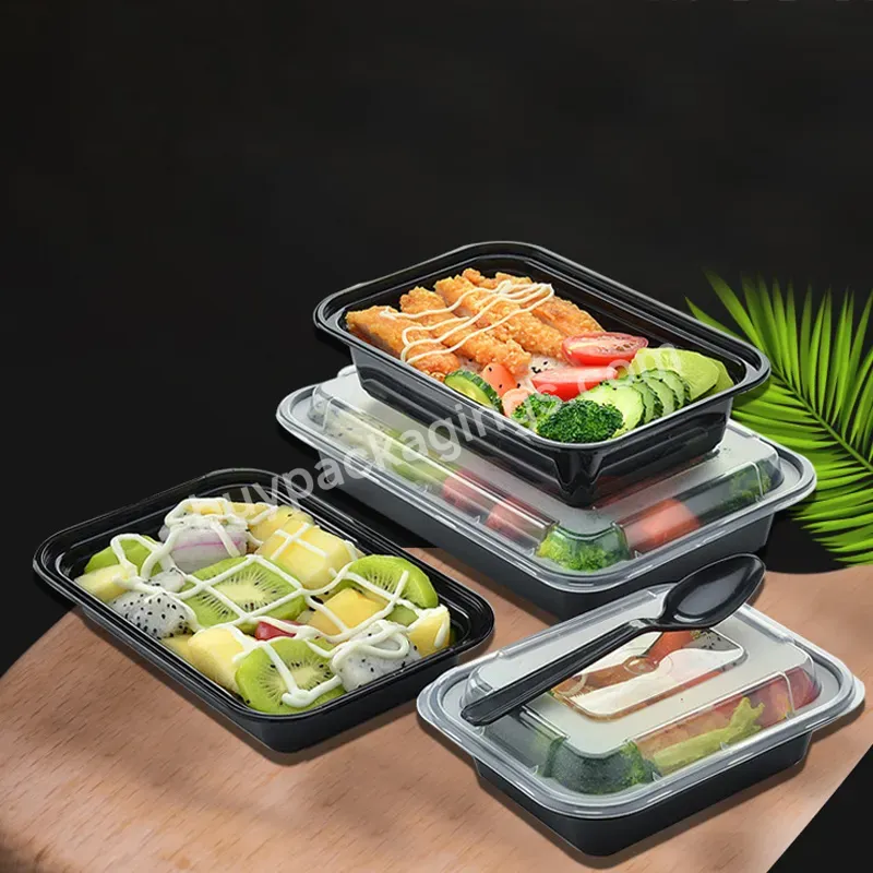 Disposable Bento Lunch Boxes Wholesale Plastic Food Container Pp Lunch Box Plastic Disposable Meal Prep Containers With Lids