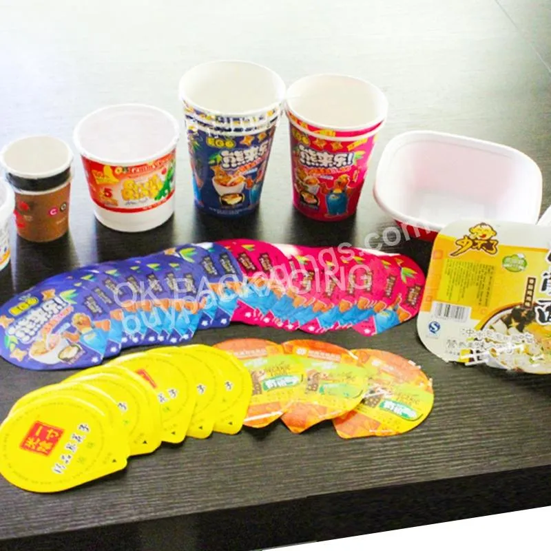 Disposable Bubble Tea Cup Sealing Film High Quality Custom Sealing Film Packaging Water Soluble Transparent Blow Molding