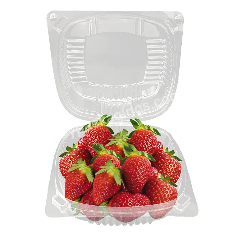 Disposable Fresh Fruit Salad Containers Transparent Wholesale Pet Plastic Free Agriculture Rosin Standard Packing Carton Accept