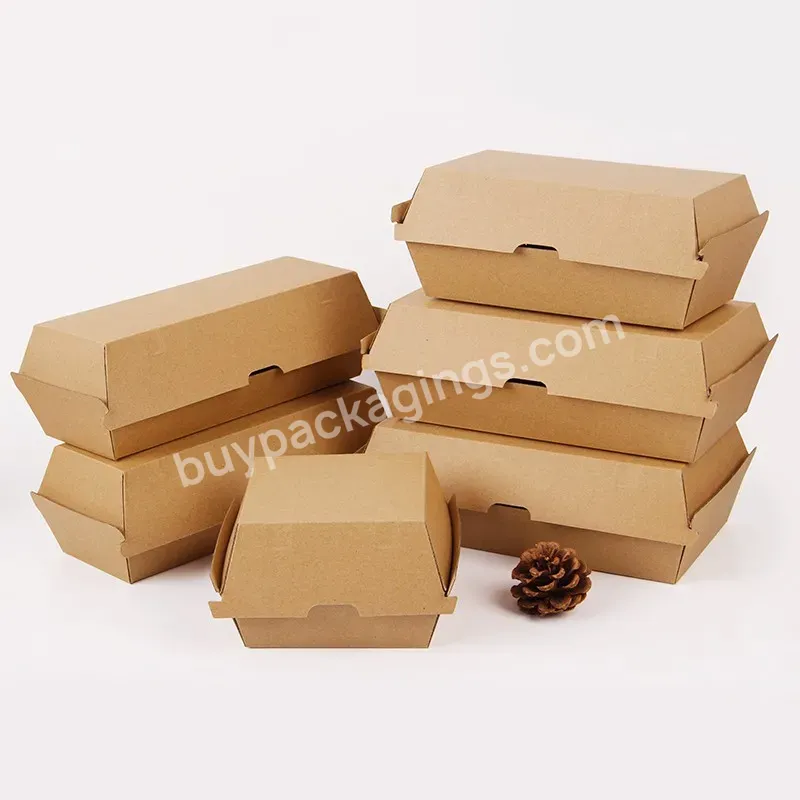 Disposable Hamburger Boxes Custom Packaging Food Packaging Box Color Box