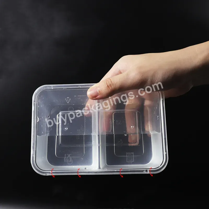 Disposable Leak Proof Food Containers Biodegradable Wholesale Custom Takeaway Food Containers Disposable Plastic