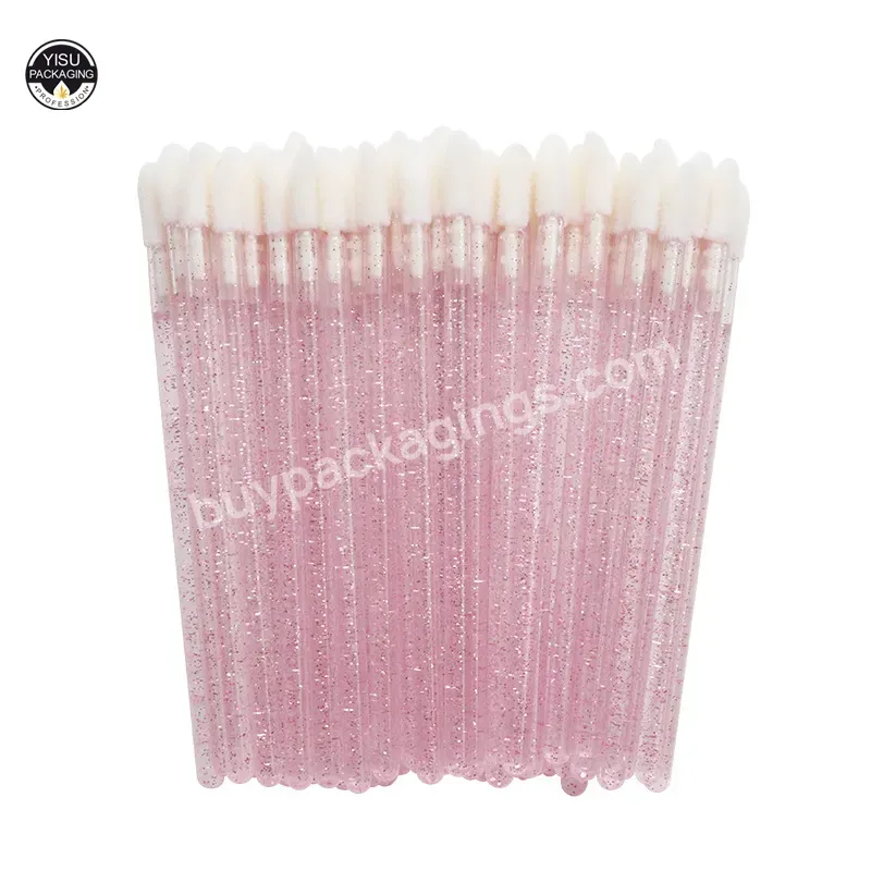 Disposable Makeup Glitter Lip Brush Cleaning Pen Lipstick Brush Cleaning Eyelash Cosmetic Brush